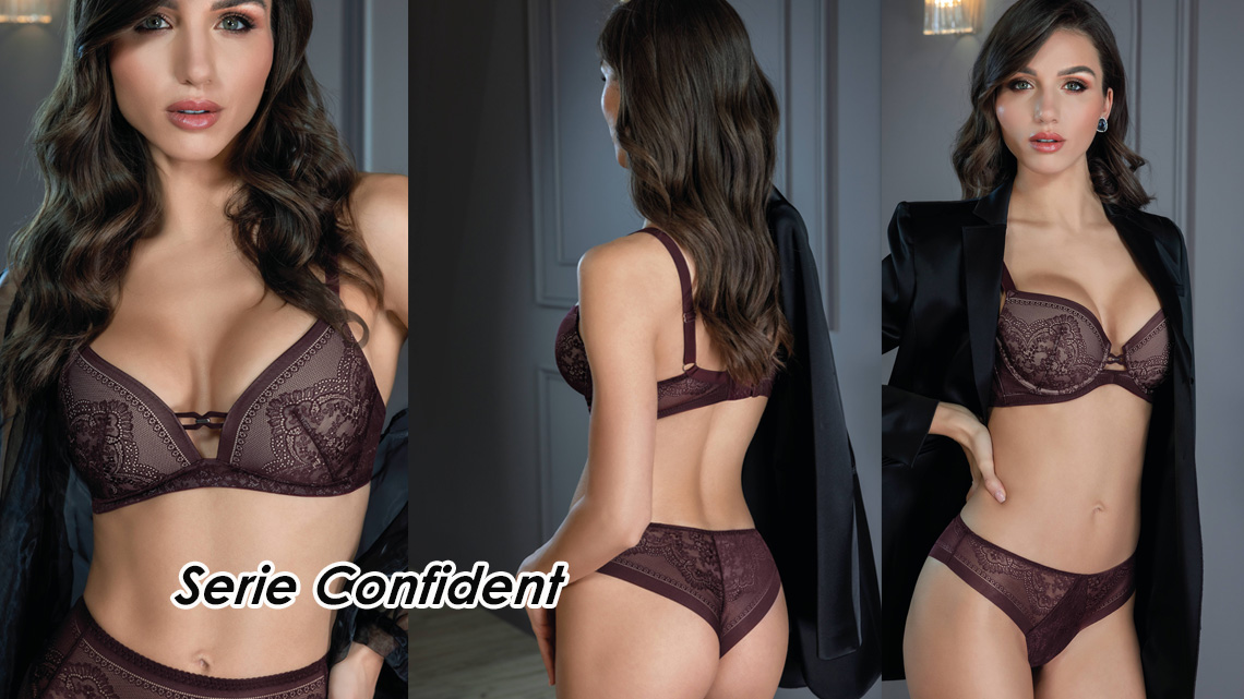 Serie Confident - neue Lingerie-Serie in Brick | eVe Dessous