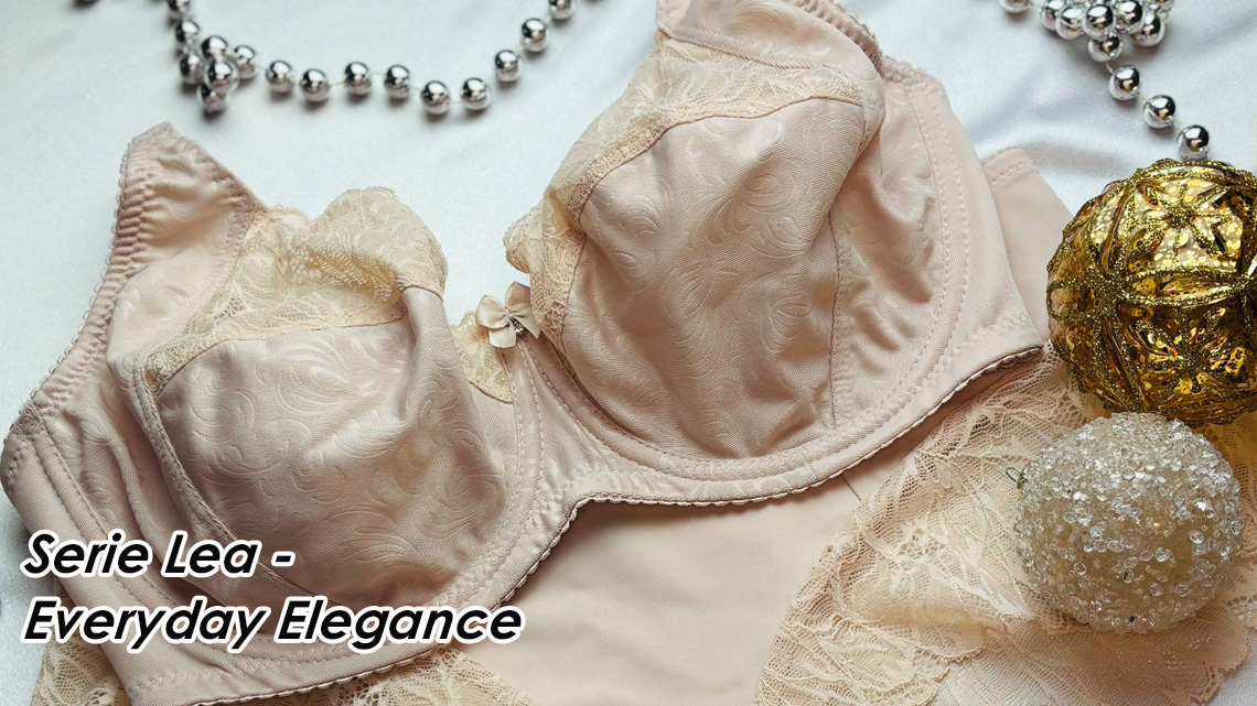 Serie Lea von eVe Dessous – nude BH mit feiner Spitze und starkem Halt