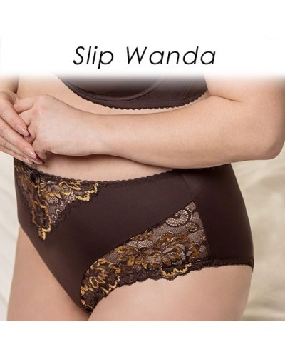 Wanda Slip braun-gold