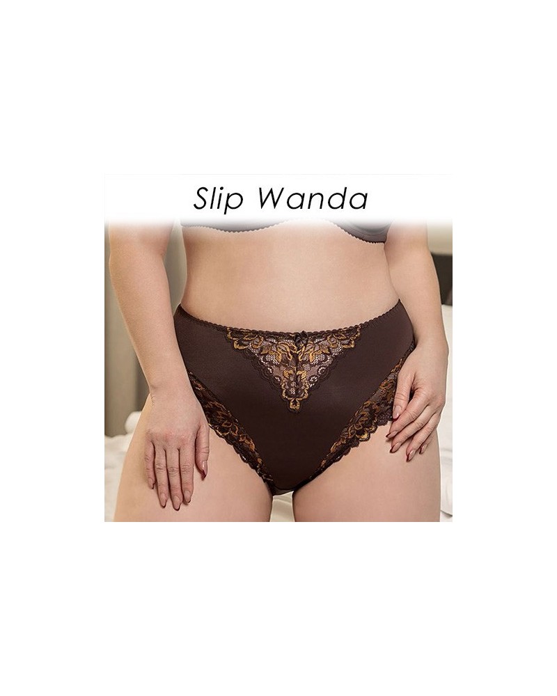 Slip Wanda braun-gold
