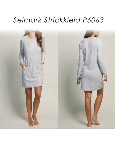 Selmark Homewear Strickkleid P6063