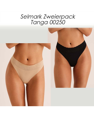 Selmark Zweierpack Tanga 00250 sk. sz