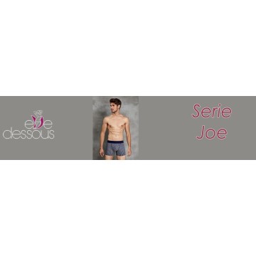 Modische eve dessous Herrenserie Joe in blau bestehend aus Trunk